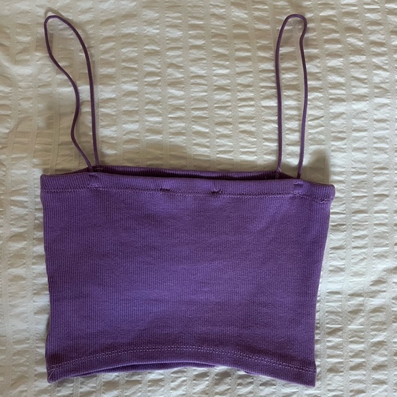 Purple Cropped Zara Tank! - Picture 4 of 4